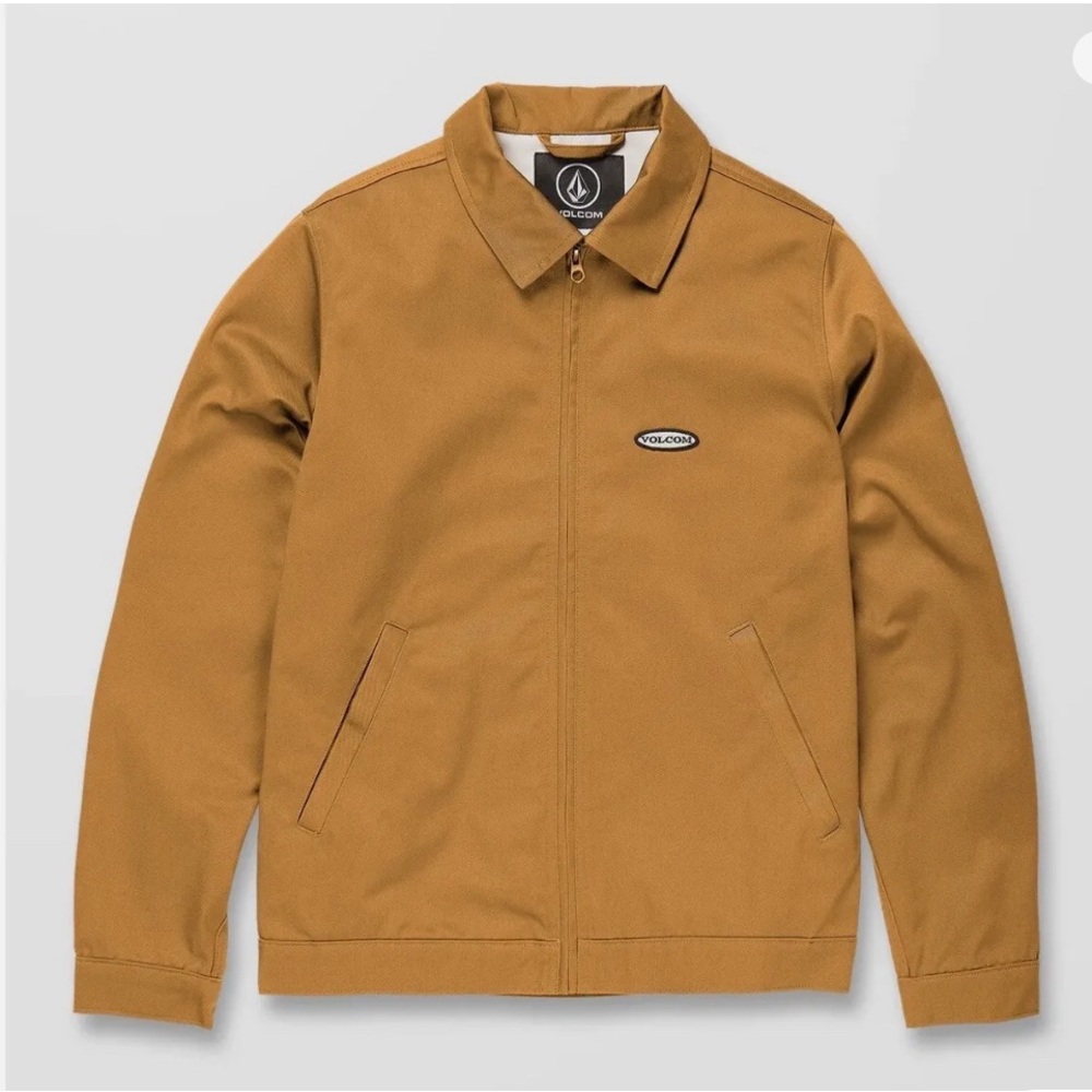 Men’s Volcom VoiderJacket Camel Color Size XL